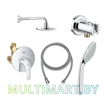 Душевая система Grohe Eurosmart 124440